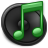 iTunes Green S Icon 48x48 png